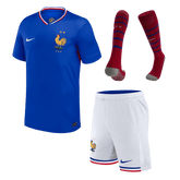 France Home Jersey Kit EURO 2024 (Jersey+Shorts+Socks)